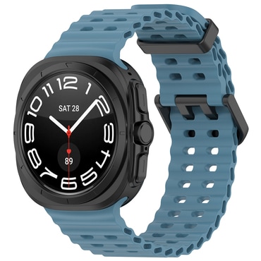 Silikonski pas Techsuit "W062" za Samsung Galaxy Watch Ultra 47mm / Galaxy Watch Ultra 2 - svetlo moder 