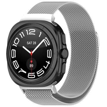 Kovinski pas Techsuit "W009" za Samsung Galaxy Watch Ultra 47mm / Galaxy Watch Ultra 2 - srebrn