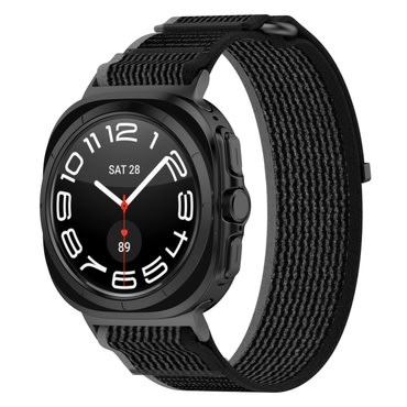 Silikonski pas Techsuit "W054" za Samsung Galaxy Watch Ultra 47mm / Galaxy Watch Ultra 2 - črn