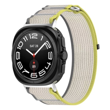Silikonski pas Techsuit "W054" za Samsung Galaxy Watch Ultra 47mm / Galaxy Watch Ultra 2 - bež / rumen
