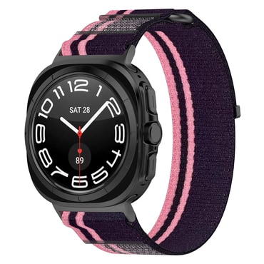 Silikonski pas Techsuit "W054" za Samsung Galaxy Watch Ultra 47mm / Galaxy Watch Ultra 2 - vijoličen / roza