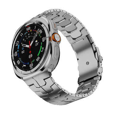 Kovinski pas Techsuit "W063" za Samsung Galaxy Watch Ultra 47mm / Galaxy Watch Ultra 2 - srebrn 