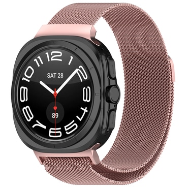 Kovinski pas Techsuit "W009" za Samsung Galaxy Watch Ultra 47mm / Galaxy Watch Ultra 2 - roza