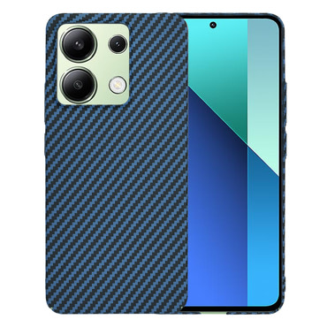 Trden TPU ovitek Techsuit "Carbonite FiberShell" za Xiaomi Redmi Note 13 4G - cyan