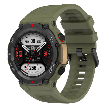 Silikonski pas Techsuit "W067" za Amazfit T-Rex 2 - temno zelen