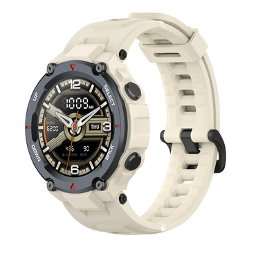 Silikonski pas Techsuit "W067" za Amazfit T-Rex / T-Rex Pro - kremno bel 