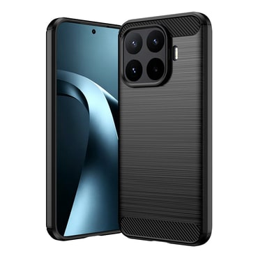 TPU gel ovitek "Brushed Carbon" za Xiaomi 17T Pro - črn