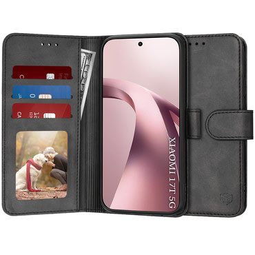 Etui Techsuit "Diary Book" za Xiaomi 17T - črn