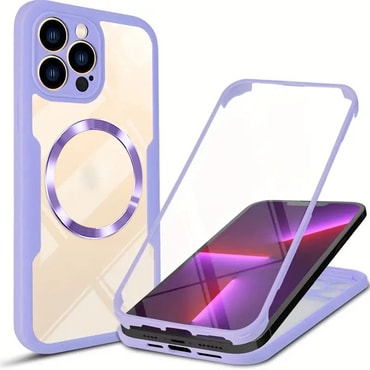 Hibridni Full body ovitek Techsuit "ColorVerse 360 MagSafe" za iPhone 13 Pro Max - purple
