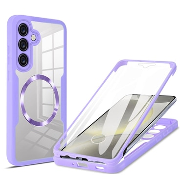 Hibridni Full body ovitek Techsuit "ColorVerse 360 MagSafe" za Samsung Galaxy S25 Plus - purple