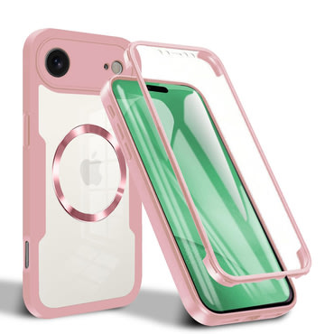 Hibridni Full body ovitek Techsuit "ColorVerse 360 MagSafe" za iPhone Air - pink