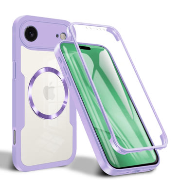 Hibridni Full body ovitek Techsuit "ColorVerse 360 MagSafe" za iPhone Air - purple