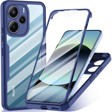 Hibridni Full body ovitek Techsuit "ColorVerse 360" za Xiaomi Redmi Note 14 4G - blue