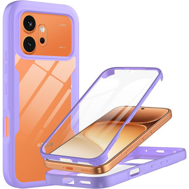 Hibridni Full body ovitek Techsuit "ColorVerse 360" za Honor 600 / 600 Pro - purple
