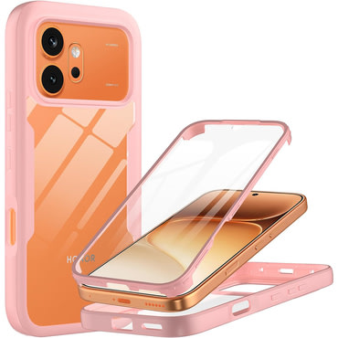 Hibridni Full body ovitek Techsuit "ColorVerse 360" za Honor 600 / 600 Pro - pink