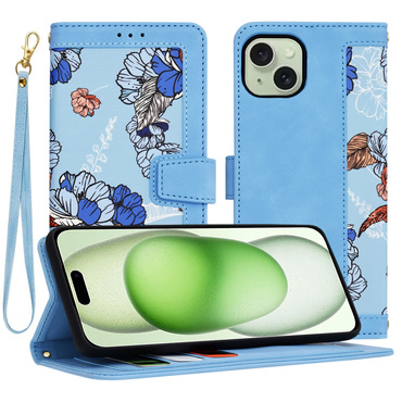 Etui Techsuit "FlipCraft" za iPhone 15 Plus - vibrant blue
