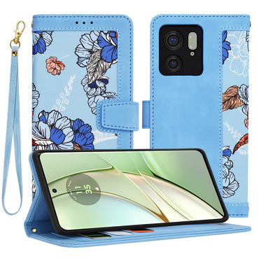Etui Techsuit "FlipCraft" za Motorola Edge 40 - vibrant blue