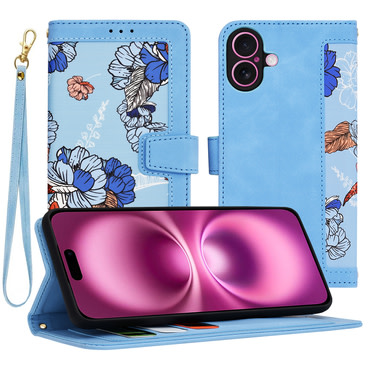 Etui Techsuit "FlipCraft" za iPhone 16 Plus - vibrant blue