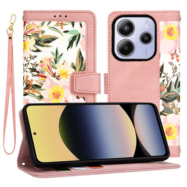 Etui Techsuit "FlipCraft" za Xiaomi Redmi Note 14 5G - sweetheart pink