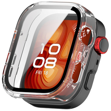 Ovitek z zaščito zaslona Techsuit "Defense360 Pro" za Huawei Watch Fit 5 Pro - prozoren
