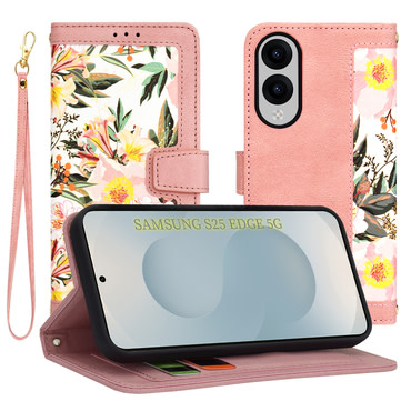 Etui Techsuit "FlipCraft" za Samsung Galaxy S25 Edge - sweetheart pink
