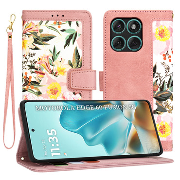 Etui Techsuit "FlipCraft" za Motorola Edge 60 Fusion / 60 - sweetheart pink