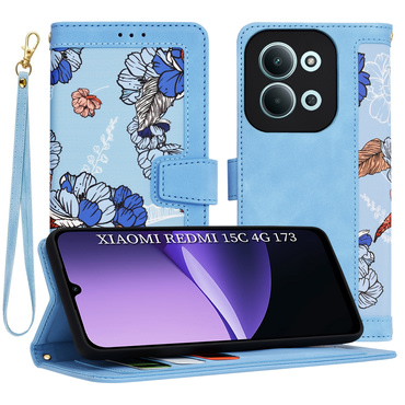 Etui Techsuit "FlipCraft" za Xiaomi Redmi 15C 4G / 5G - vibrant blue