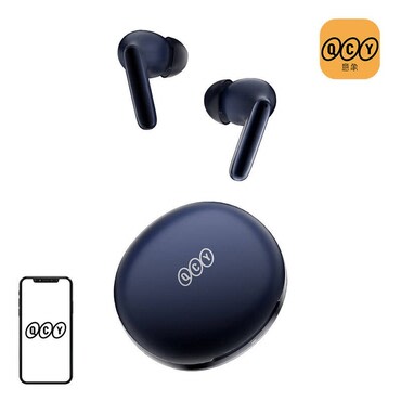 Bluetooth slušalke QCY "T13 ANC2" z ANC tehnologijo in 4 mikrofoni - blue