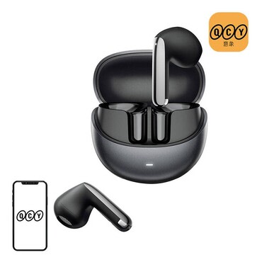 Bluetooth slušalke QCY "AilyBuds Pro+ HT10 Pro" z ANC in LDAC - black