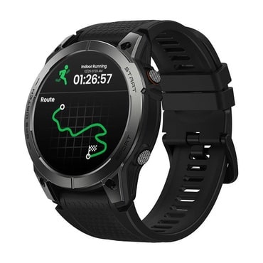 Pametna ura Zeblaze "Stratos 3 Pro" z 1.43" AMOLED zaslonom in GPS - črna