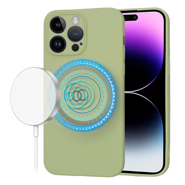 Silikonski ovitek Techsuit SoftFlex MagSafe za iPhone 14 Pro Max - matcha