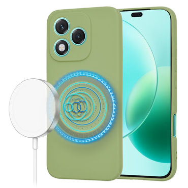 Silikonski ovitek Techsuit SoftFlex MagSafe za Honor 400 Lite - matcha