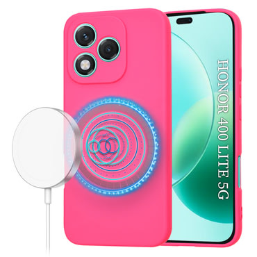 Silikonski ovitek Techsuit SoftFlex MagSafe za Honor 400 Lite - roza