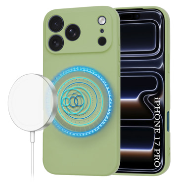 Silikonski ovitek Techsuit SoftFlex MagSafe za iPhone 17 Pro - matcha