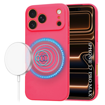 Silikonski ovitek Techsuit SoftFlex MagSafe za iPhone 17 Pro Max - roza