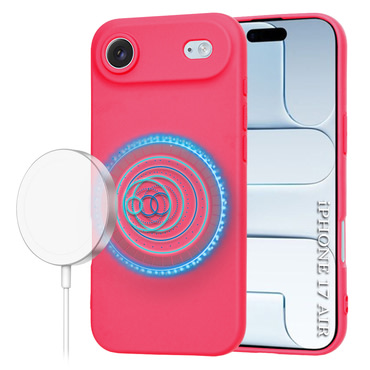 Silikonski ovitek Techsuit SoftFlex MagSafe za iPhone Air - roza