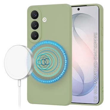 Silikonski ovitek Techsuit SoftFlex MagSafe za Samsung Galaxy S26 - matcha