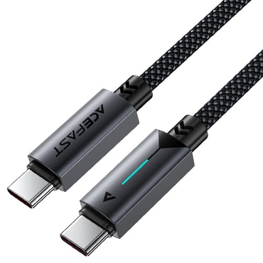 Polnilni in podatkovni 60W USB-C v USB-C kabel Acefast "C19-03" - 3A - 1.2m - black