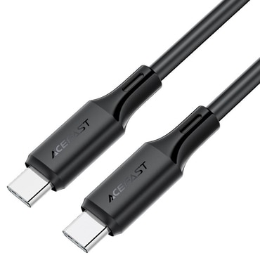 Polnilni in podatkovni 60W USB-C v USB-C kabel Acefast "C17-03" - 480Mbps - 1.2m - black