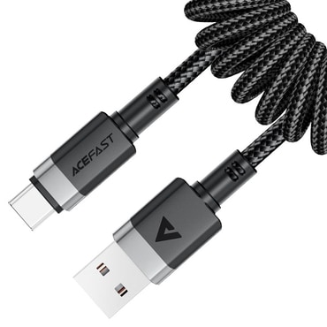Polnilni in podatkovni USB-A v USB-C kabel Acefast "C14-04" - 3A - 1.2m - black