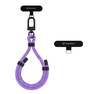 Vrvica za telefon Techsuit "Wrist Strap" z nastavljivo dolžino - cobra purple