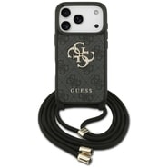 Ovitek Guess "Crossbody Cord 4G Print" za iPhone 17 Pro - black