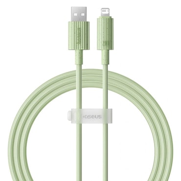 Polnilni in podatkovni USB-A v Lightning kabel Baseus "Habitat Series" - 480Mbps, 2m - zelen