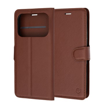 Etui Techsuit "Leather Folio" za Honor 600 / 600 Pro - rjav