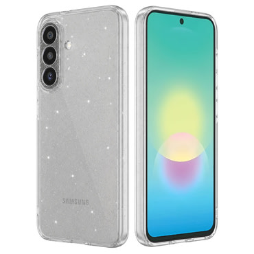 Prozoren TPU gel ovitek Techsuit "SparkleSkin" za Samsung Galaxy A27 5G