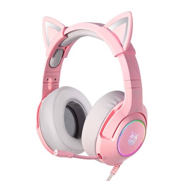 Bluetooth Over-Ear slušalke ONIKUMA "K9" RGB - pink