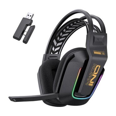 Bluetooth slušalke ONIKUMA "GT828" z 2.4 GHz, Bluetooth in žično povezavo - black