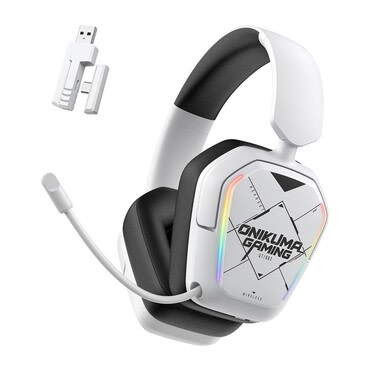 Bluetooth slušalke ONIKUMA "BT883" BT 5.4 z več načini povezave - white