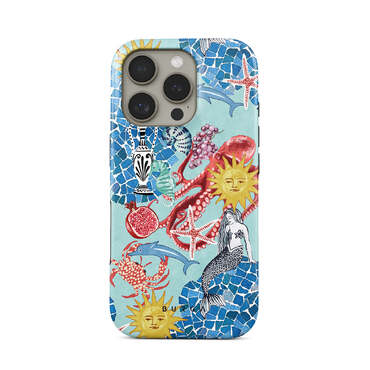 Premium ovitek Burga Tough "Aegean Affair" za iPhone 16 Pro