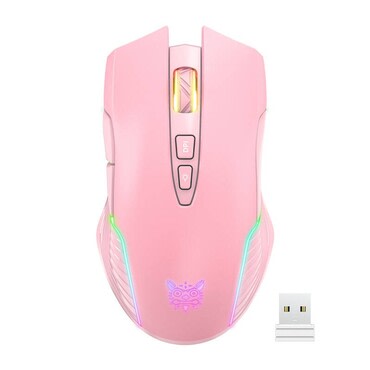 Brezžična gaming miška ONIKUMA "CW905" z 6 DPI nastavitvami - pink